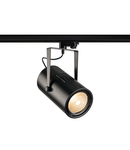 Iluminat decorativ pe sina, Traseele EURO SPOT TRACK, negru 3000K, 12 °, incl. adaptor 3 circuite,