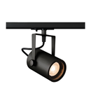 Iluminat decorativ pe sina, EURO SPOT TRACK Melodii GU10, negru negru, QPAR51 25W, incl. 1 adaptor circuit,