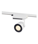 Iluminat decorativ pe sina, Melodii SUPROS TRACK, LED sistem 3 circuite alb alb 3000K CRI90 de luminat 60 ° reflector 2600lm incl. adaptor 3 circuite,