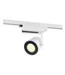 Iluminat decorativ pe sina, Melodii SUPROS TRACK, LED sistem 3 circuite alb alb 4000K CRI90 de luminat 60 ° reflector 2700lm incl. adaptor 3 circuite,