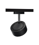 Iluminat decorativ pe sina, Melodii TOTHEE, pata neagra pentru SLV D-TRACK 2 faze de cale de inalta tensiune, cu LED-uri, 3000K, negru, 15 °, incl. adaptor cu 2 faze,