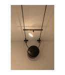 Iluminat decorativ pe sina, Melodii TENSEO, negru pentru un sistem de cablu de joasa tensiune TENSEO, lung, negru, 2 piese,