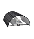 Corp iluminat de perete, aplica, Lasson WL-3 perete de lumina, TC- (D, H, T, Q) SE, umbra negru, L / W / H 23 / 11,5 / 30 cm, max. 40W,