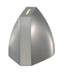 Corp iluminat de perete, aplica, TENDA lumina de perete exterior, cu LED-uri, 3000K, IP44, aluminiu periat, 8.4W,