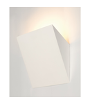 Corp iluminat de perete, aplica, lumina PLASTRA perete, TC- (D, H, T, Q) SE, 105 Torta, ipsos alb, max. 40 W,