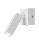 Corp iluminat de perete, aplica, STIX perete lumina, LED-uri, 3000K, alb, 60 °, cu balama,