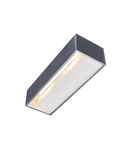 Corp iluminat de perete, aplica, lumini BUSTENI IN L perete LED Interior perete lumina incastrat aluminiu, alb, 3000K, TRIAC, dimabil,