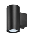 Corp iluminat de perete, aplica, lumini SUPROS sus / jos de perete, lumina de perete negru, LED-uri, 4000K, rotund, negru, 60 ° reflector, 2x15,2W,