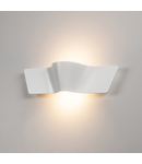 Corp iluminat de perete, aplica, WAVE 45 lumini de perete, lumina de perete alb, LED-uri, 3000K, alb, 2x9W,