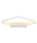 Corp iluminat de perete, aplica, lumini CARISO de perete, lumina de perete alb, LED-uri, 2700K, alb, 2x9W,