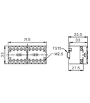 Ans.cont. reversibil, interblocaj mecanic, 2,2kW, 24V c.c.