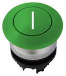 Buton ciuperca cu revenire verde "1"