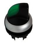 Buton selector 1-0-2 fara revenire verde