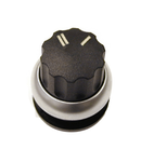 Buton selector I-II fara revenire negru