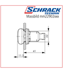 Buzzer cu semnal acustic continuu, 18-30 VAC/DC, BA9s