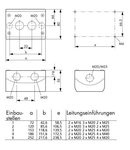 Carcasa lampa semnalizare 1 aparat galben