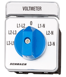 Comutator voltmetric de panou 1-pol/20 A