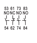 Contact auxiliar frontal pentru CUBICO Clasic, 3ND+1NI