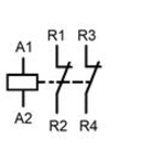 Contactor modular 20A 2NI 24VAC 1UH