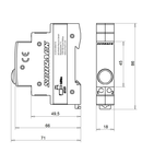 Lampa modulara simpla cu LED, AMPARO, alb, 230V-AC