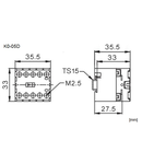 Microcontactor 3ND+1ND, 2,2kW, 5A, 230VAC