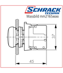 Modul LED 85-264V AC alb montaj pe contrapanou