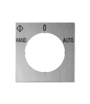 Placa frontala inscriptionata Hand-0-Auto