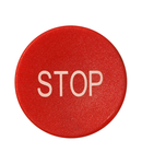 Placuta presare rosu "Stop"