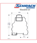 Releu miniatura SNR 6A 12VDC 1C comutator