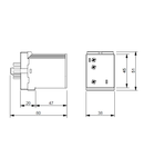 Releu temporizator 12-240V 8A 2C comutator