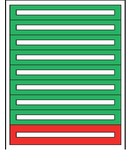 Cadru montaj compl. 4-28UV, 9 sine, plastr.plastic