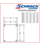 Contrapanou din poliester 1143x405x4mm pt. dul. 1250x500mm