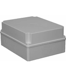 Cutie cu capac din PVC gri, LxlxA=198x148x96mm