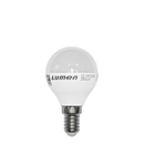 Bec sferic mat cu LED E14 8W (≈80w) lumina calda L 80mm