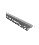Profil aluminiu rigips colt extern pentru banda LED & accesorii dispersor mat - L:2m
