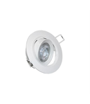 Spot cu LED reglabil incastrat cod 21-05101 5W lumina alba D 90mm h 45mm