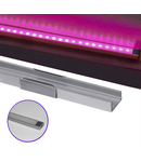 Profil Aluminiu PT. pentru banda LED & accesorii profil din aluminiu aparent -L:1m W:16mm h:6mm