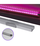 Capac pentru Profil Aluminiu PT. pentru banda LED & accesorii dispersor transparent - L:1m