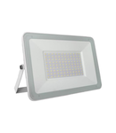 Proiector slim alb cu LED 100W 100W lumina calda 9000lm L 320mm W 255mm h 40mm