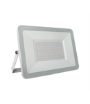 Proiector slim alb cu LED 100W 100W lumina alba 9000lm L 320mm W 255mm h 40mm