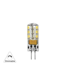 Bec cu LED SMD G4 dimabil G4 G4 G4 2W (≈14w) lumina calda 135lm L 27mm