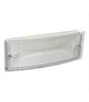 Slim light IP42 LED perm./neperm. autonomie 1.5h 40/100 lm consum 2.7W / 3VA baterie 3.6V/600mAh Ni-Cd 220-240V AC