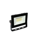 Proiector slim negru cu LED 10W 10W lumina alba 950lm L 105mm W 85mm h 35mm