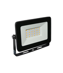 Proiector slim negru cu LED 20W 20W lumina alba 1700lm L 150mm W 110mm h 25mm