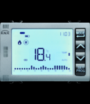 EASY Cronotermostat/PROGRAMMER - management umiditate - 3 module - TITANIUM - CHORUS