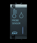 KNX/EASY Senzor temperatura si umidiate - 1 MODULE - NEGRU - CHORUS