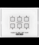 TEST PALTE - pentru KNX/EASY PUSH BUTTON PANEL MODULE - WITH INTERCHANGEABLE SYMBOL - CHORUS