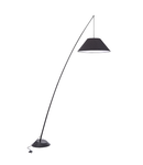 Lampa podea Campanula - H(min) 2350mm, H(max) 2350mm, W 550mm, L 1730mm , Black, 1 X E27 (60W), Metal and Concrete, Fabric, IP20, 10.16kg