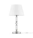 Veioza Riverside - H(min) 630mm, H(max) 630mm, ⌀ 330mm , White, 1 X E27 (60W), Metal, Fabric on PVC, IP20, 2.56kg