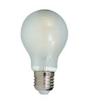 Bec LED filament HEPOL, forma A60, MAT, E27, 8W, 25000 ore, lumina neutrala